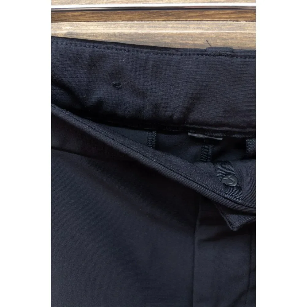 Lululemon Commission Pant Classic Warpstreme Black Mens Size 34x30
